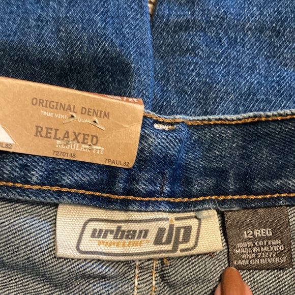 NWT Urban UP relaxed regular fit jeans, boys size 12 - Picture 5 of 6